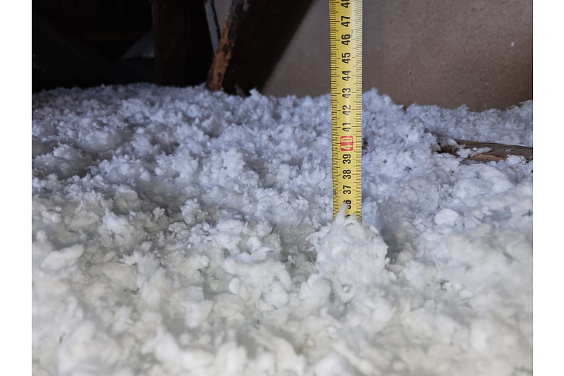 Zákazník zhodnotil po 3,5 letech provozu foukanou izolaci